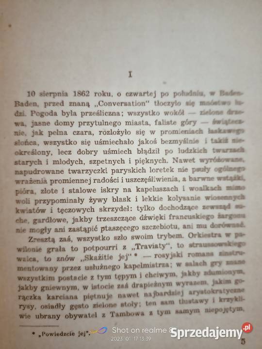 Dym Turgieniew książki Warszawa księgarnia literatura piękna - proza zagraniczna