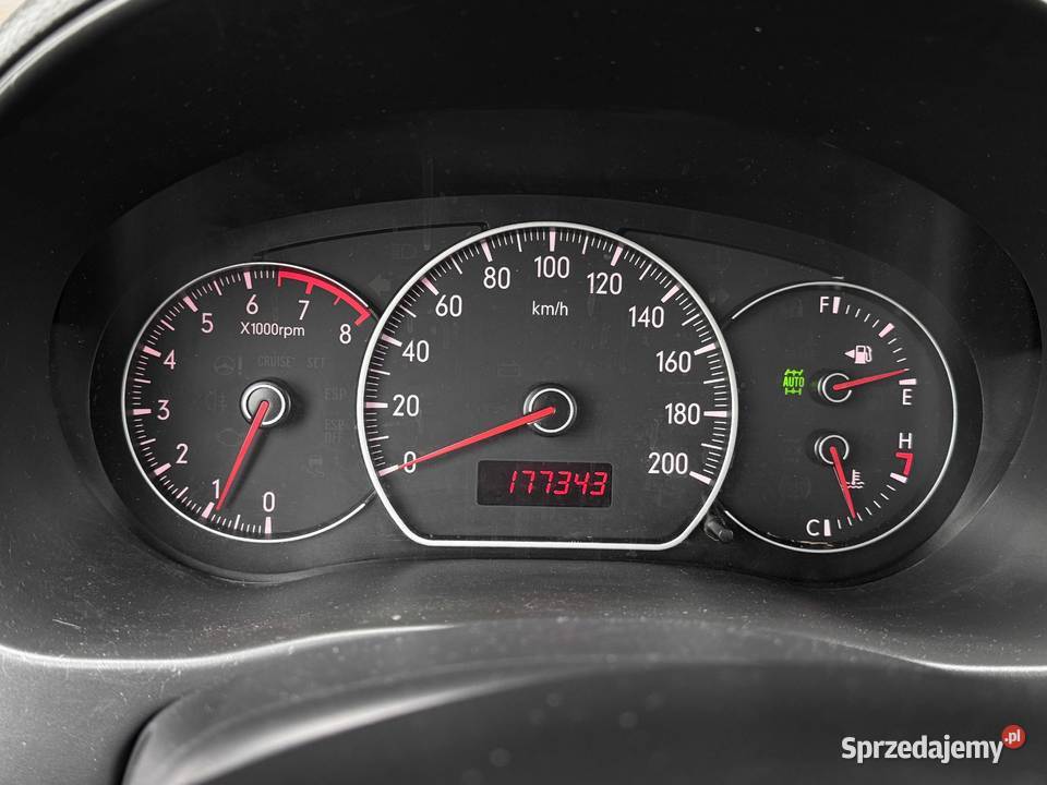 Fiat Sedici 16 benzyna 107 4x4 2007R 177350 LPG CD Sedici sprzedam