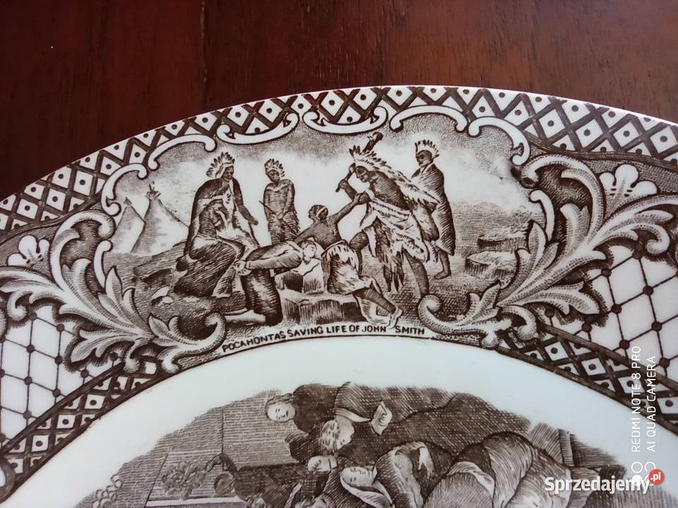 Patera The Mariagge of Pocahontas Crown Ducal Gdańsk