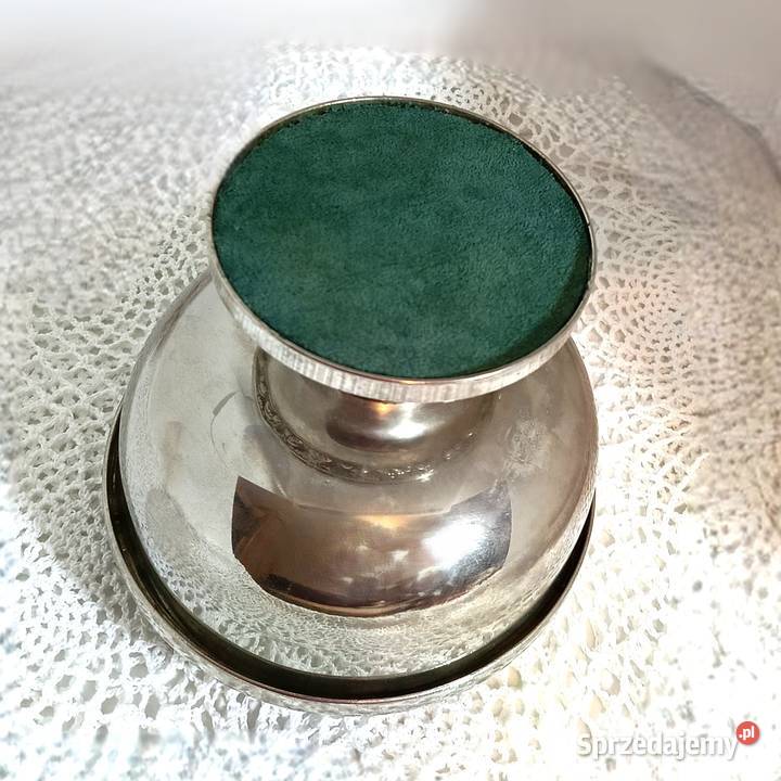 Zabytkowa platerowana ikebana Szczytno