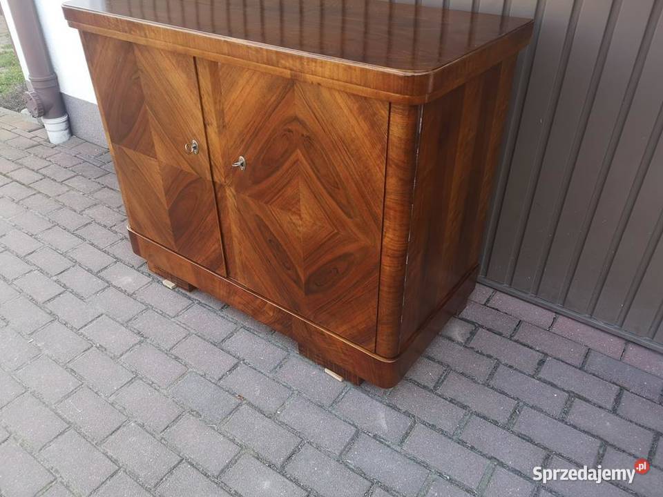 Komoda Pomocnik ARTDECO Orzech Stara Antyk Meble