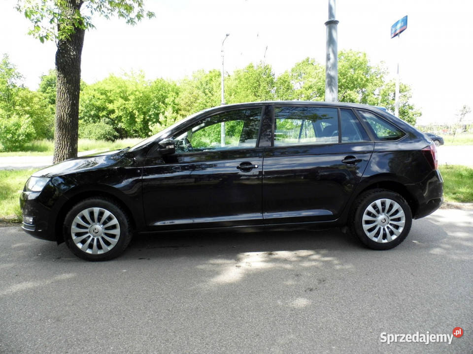 koda RAPID 10 klima vat23 czarny Łódź sprzedam