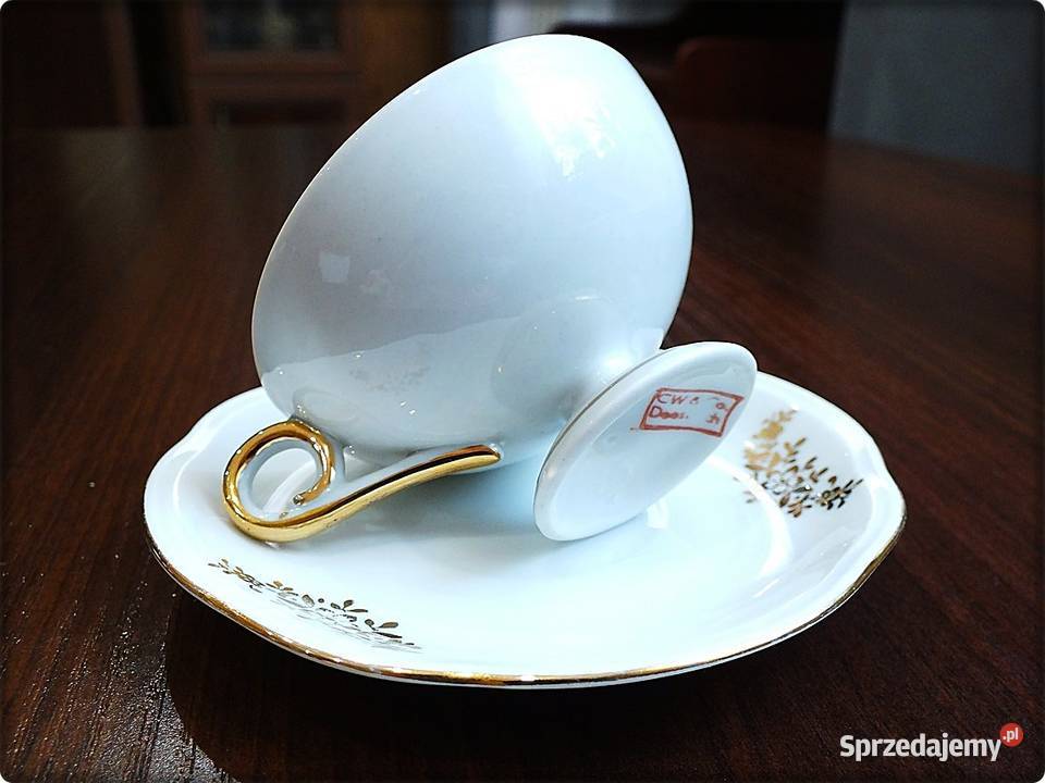 Mała Filiżanka z herbem spodek TURYNGIA Żary sprzedam