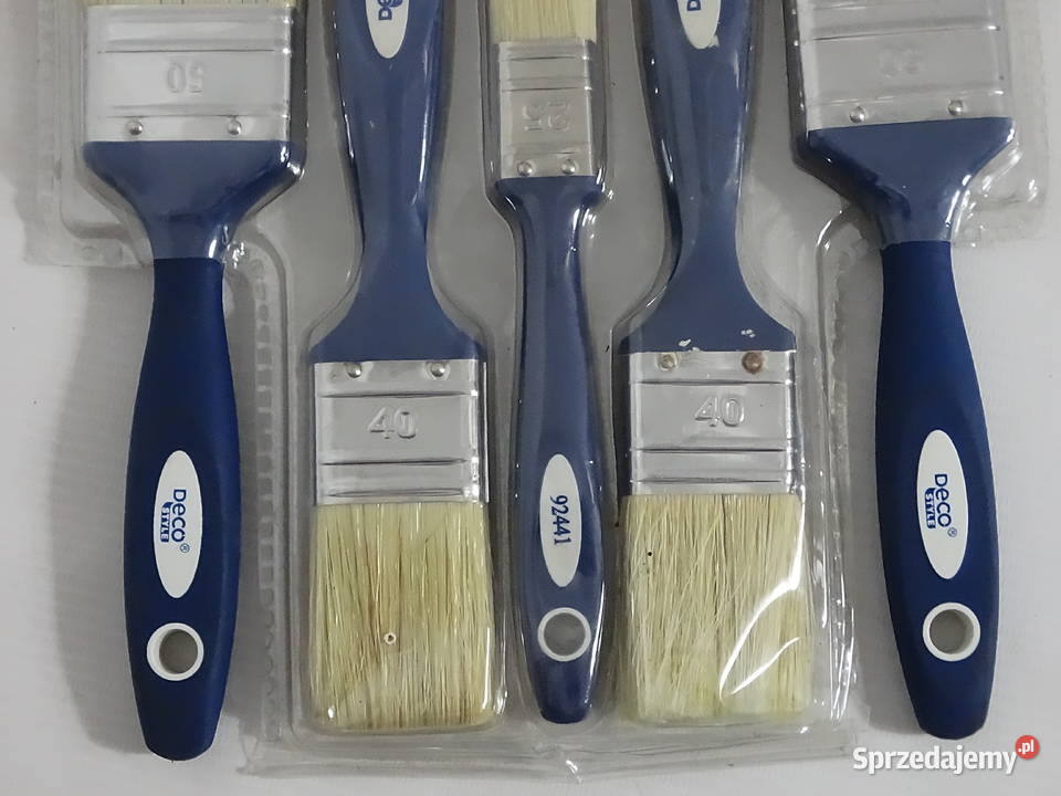 Nowy Zestaw Pędzli DECO STYLE Soft Touch 5 sztuk Biłgoraj