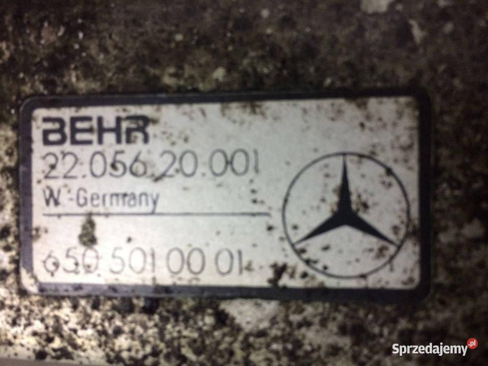 Intercooler Mercedes 6505010001 BEHR 2205620001 Maszewo