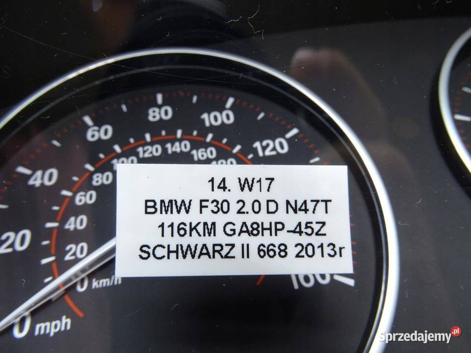 LICZNIK ZEGARY ZEGAR BMW F30 F31 20 D N47 sprzedam