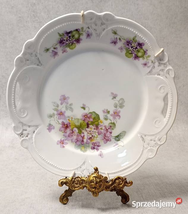 Kolekcjonerski talerz Patera z uchwytami Dobrzany