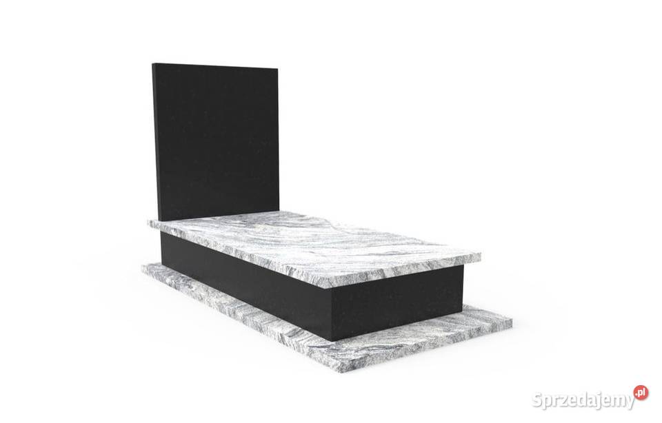 Nagrobek Granitowy Pojedynczy Premium Pomnik Mieleszynek