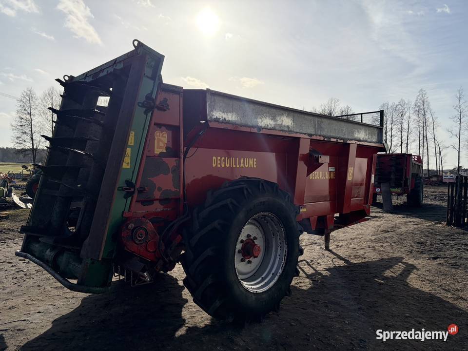 Rozrzutnik obornika 8 t Deguillaume HV nieuszkodzony Myszyniec