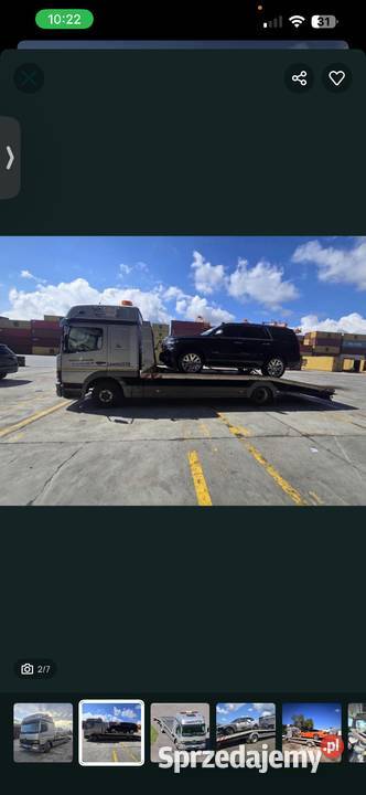 AutoLaweta Mercedes Benz Atego 823 2002 Rok produkcji 2002 Rumia