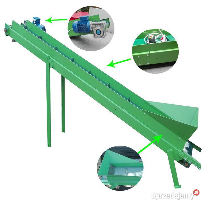 PRZENOŚNIK TAŚMOWY 5m x 04m TAŚMOCIĄG Różne Złotów