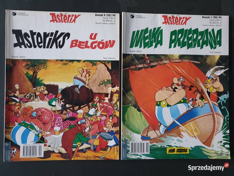 Asterix 8 komiksów pierwsze wydania Komiksy Gdynia sprzedam