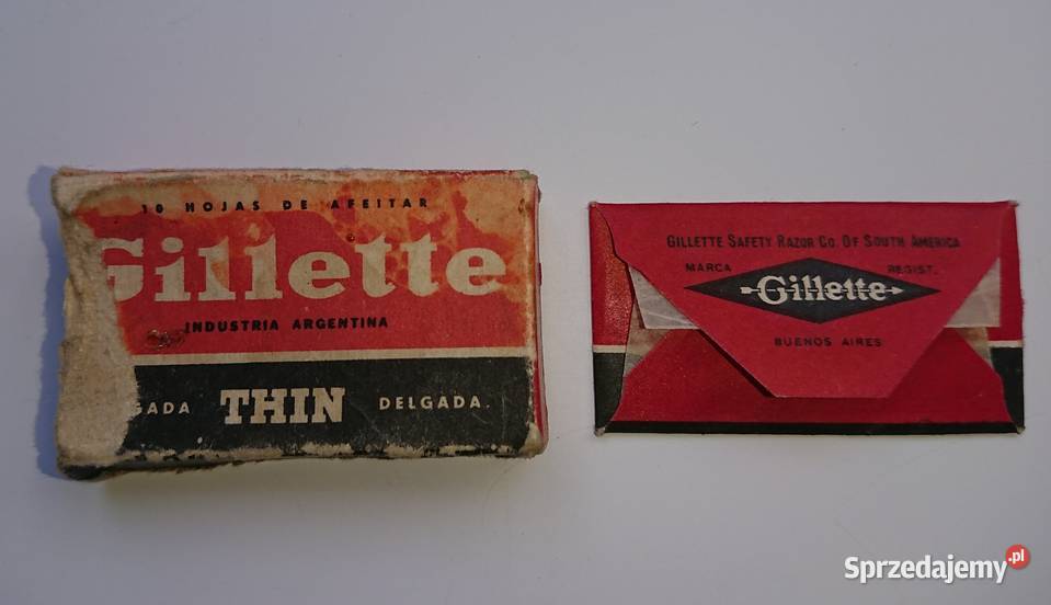 Żyletki ostrze maszynki do golenia Gillette Warszawa sprzedam