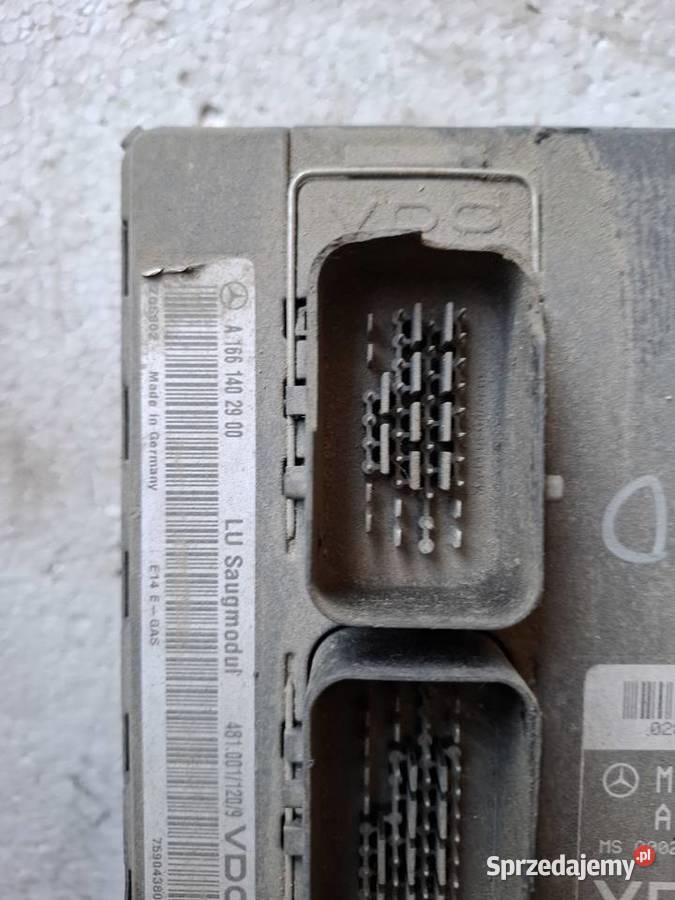 Komputer Sterownik Silnika Mercedes A140 14 osobowe Wisznice