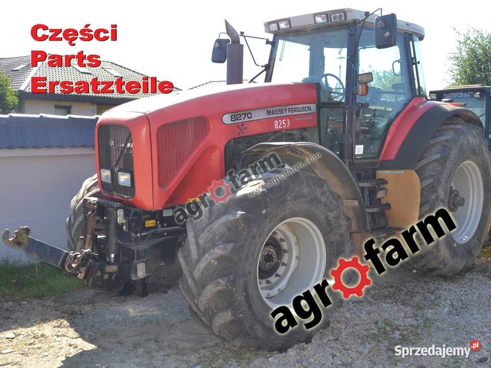 Massey Ferguson 8270 części skrzynia biegów oś Pozostałe Byków sprzedam