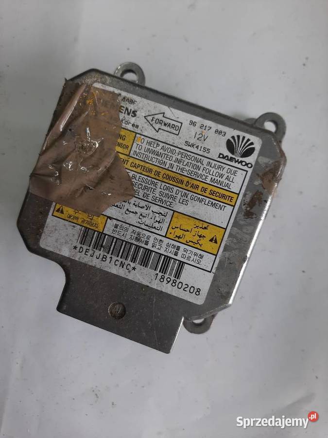 Daewoo Lanos Sensor sterownik moduł poduszek Air Ksawerów