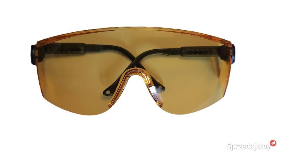 Okulary ochronne BHP Żółte Panoramiczne Rybnik
