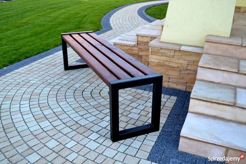 Ławka parkowa miejska ogrodowa EVA 180 W081 Zalesie