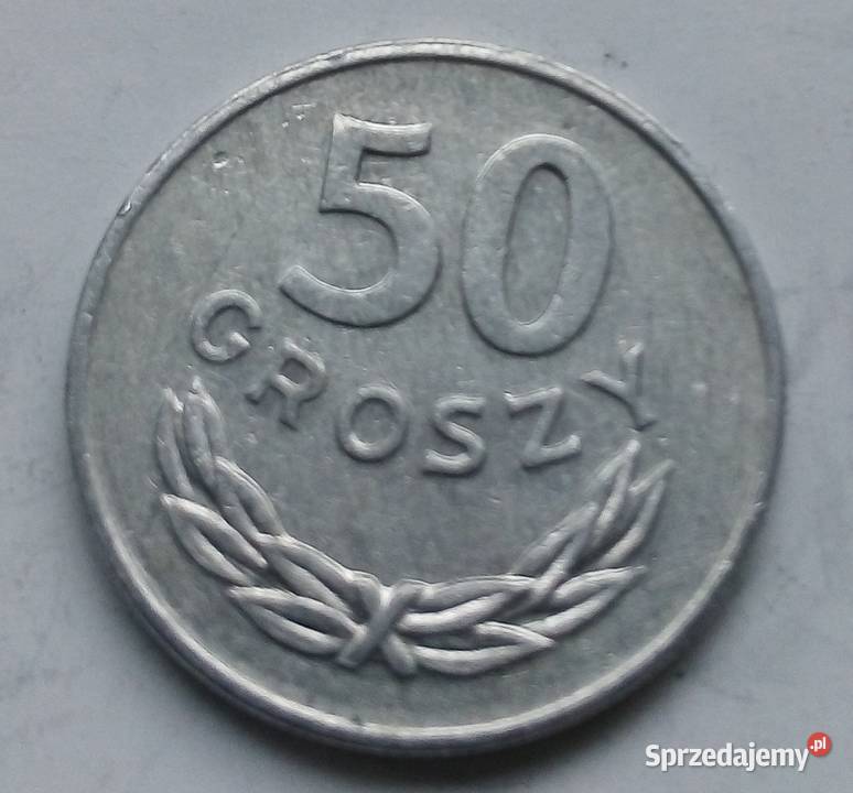 POLSKA50 GROSZY1985 rALzzmDZIWNA DATA Legionowo
