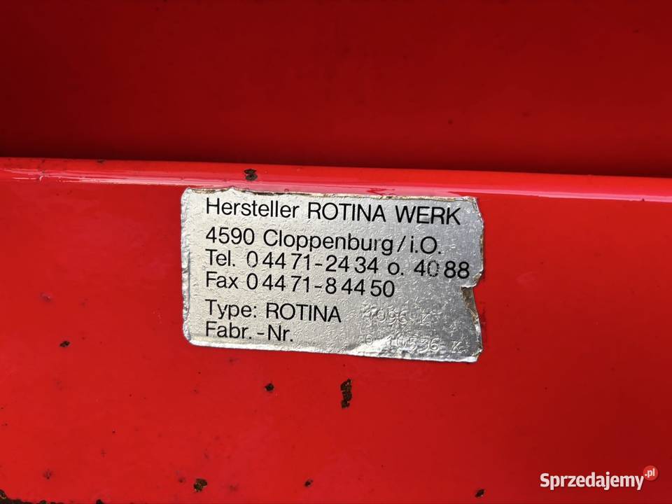 Rotina 1096 rozsiewacz nawozów siewka siewnik sprzedam