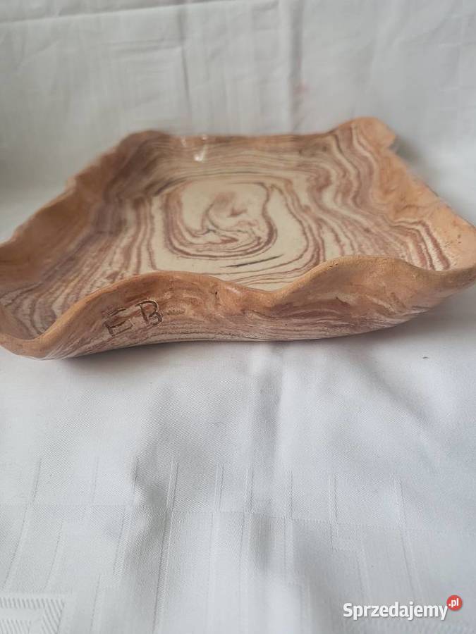 Patera taca ceramika artystyczz lat 60 tych Łódź