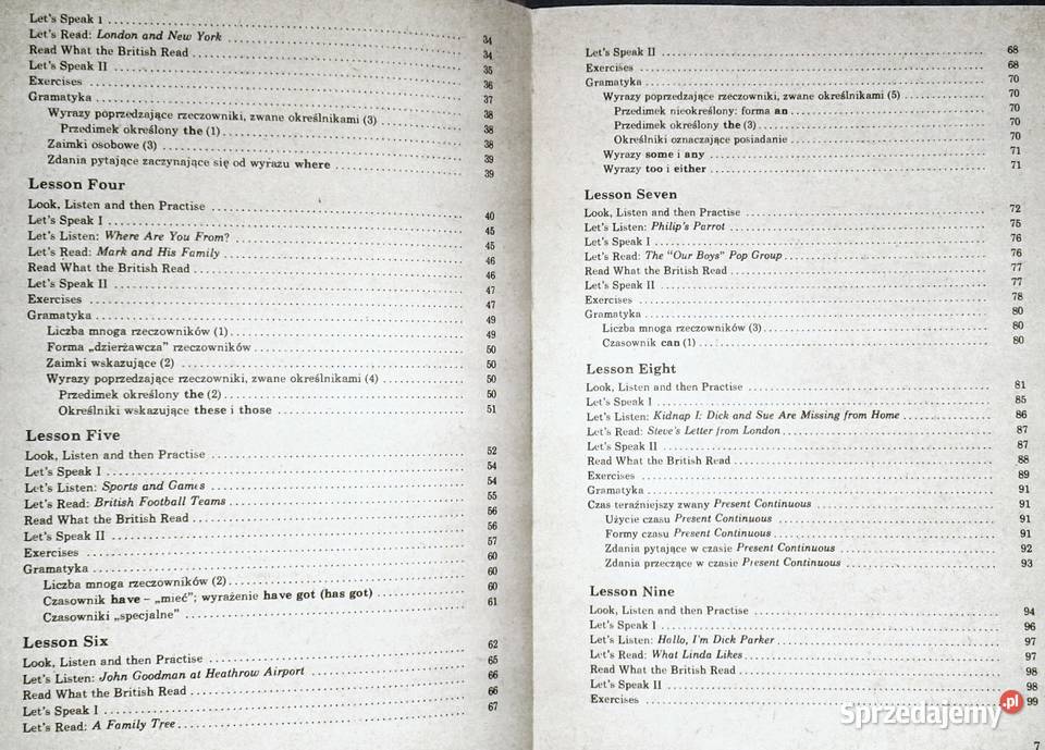 English is fun 1 A Zawadzka E Moszczak Rok wydania 1982 Chełm