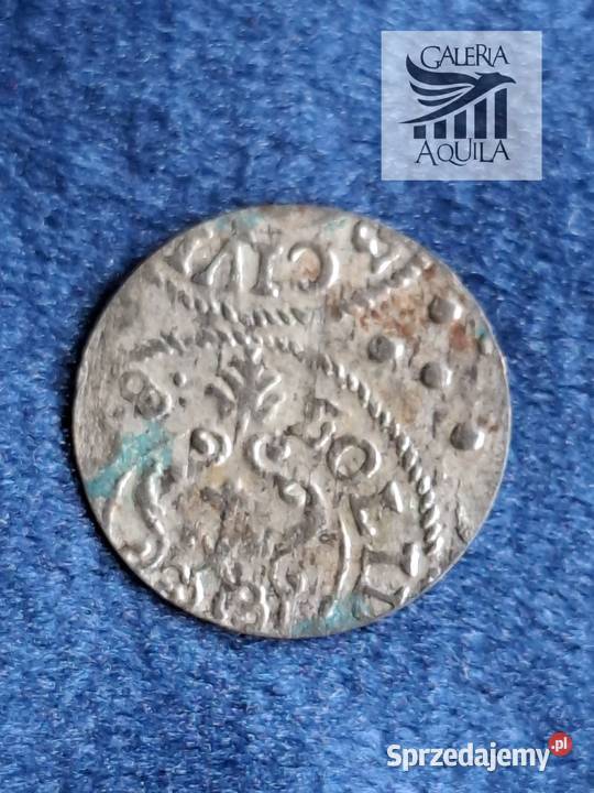 Szeląg miejski Karol X Gustaw Ryga 1658 okupacja pomorskie Wejherowo