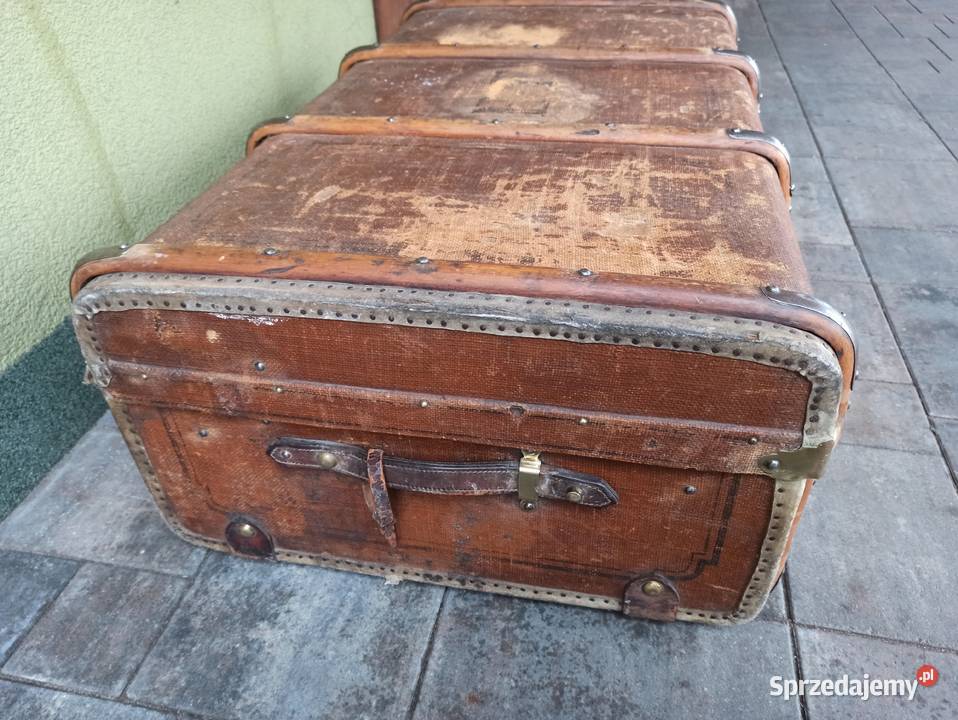 Walizka kufer Wilhelm Schugt antyk unikat Budzyń sprzedam