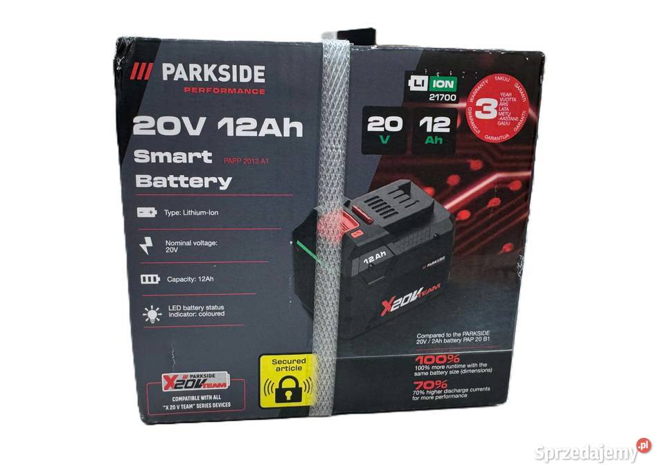 Akumulator LiIon Parkside PAPP 2012 A1 20 V 12 Elbląg