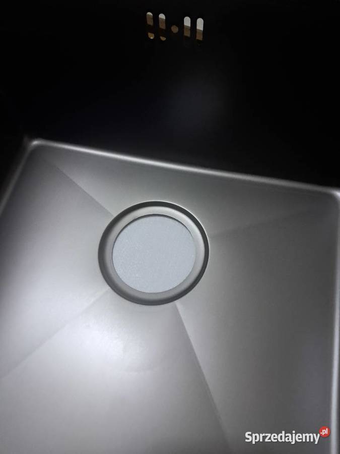 nowy zlewozmywak 44x44x200 kolor grafit brak