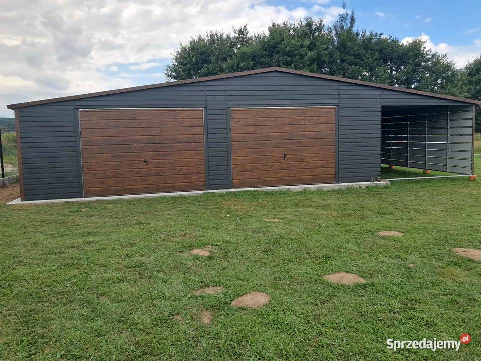 Garaż blaszany 12x6 Wzmocniony PROFILAMI Rybnik