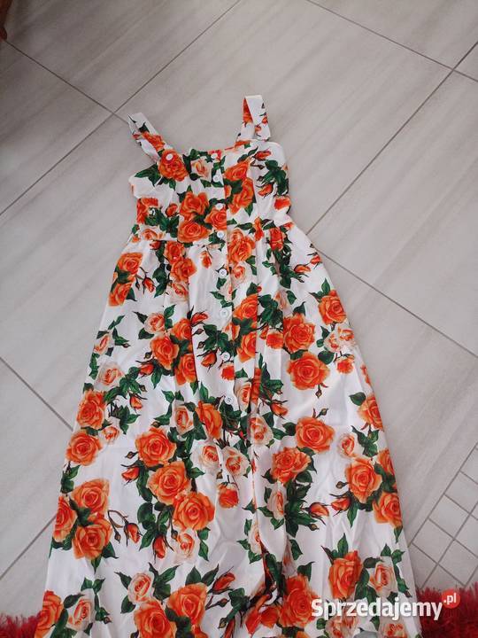 Sukienka kwiaty Rozmiar 38(M) Abramów