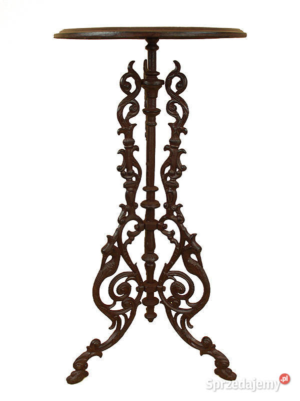 Żeliwny ażurowy stolik kawowy do ogrodu na taras Poznań