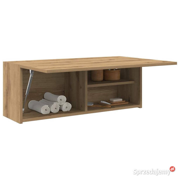 Wisząca szafka łazienkowa dąb artisan 80x25x30 Warszawa