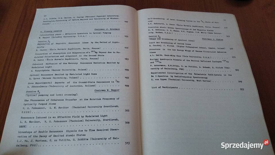 Optical pumping and atomic line shape Skaliński Rok wydania 1969