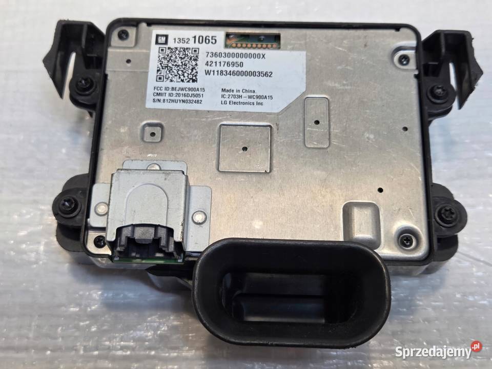 Opel INSIGNIA B MODUŁ STEROWNIK ŁADOWARKA