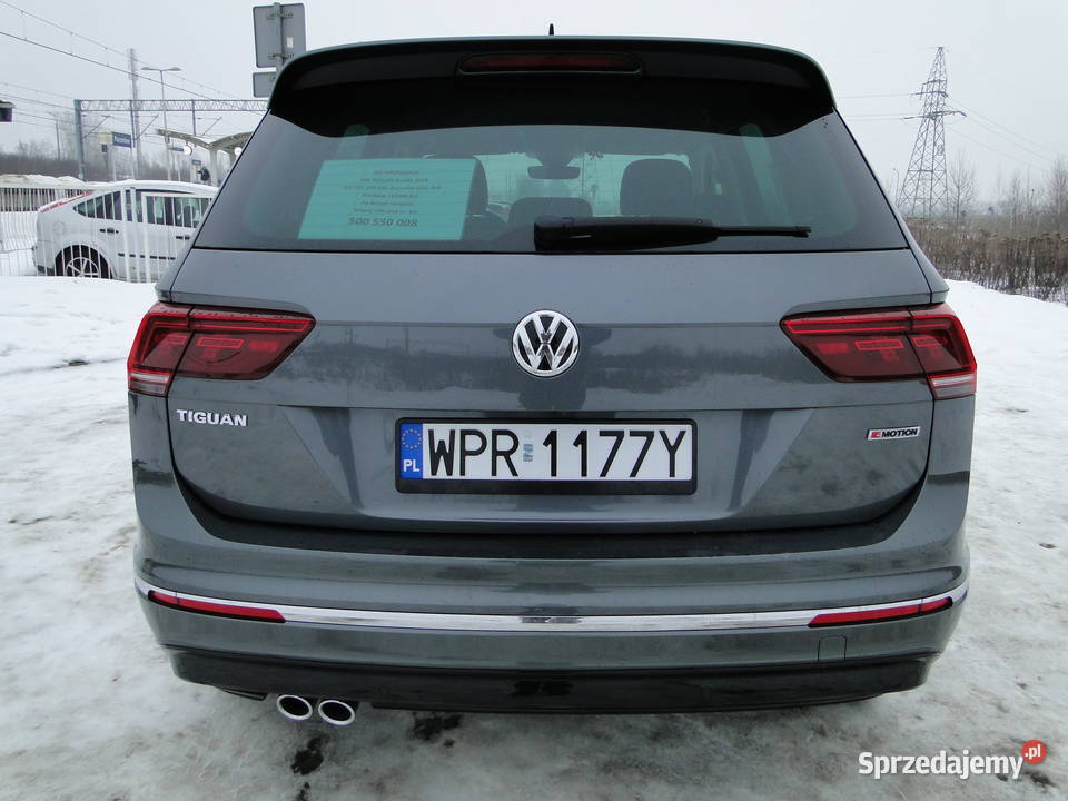 Volkswagen Tiguan II 20 VW RLine TDI 190 DSG 4x4 automatyczna mazowieckie Parzniew