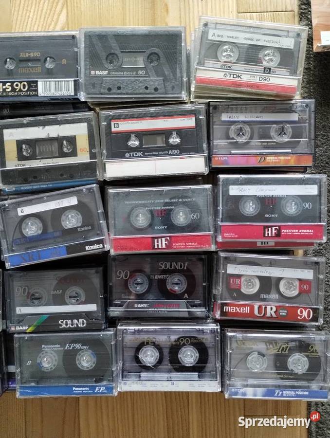 Kasety magnetofonowe markowe używane pakiet 220 Warszawa sprzedam