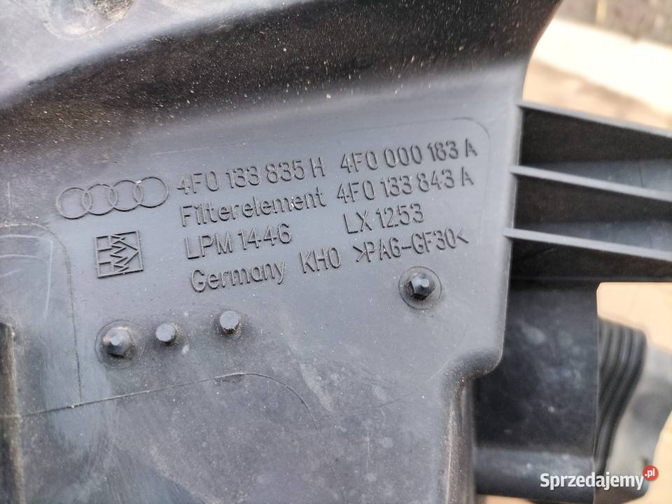 AUDI A6C6 A6 C6 OBUDOWA FILTRA POWIETRZA DOLOT Kamień-Kolonia sprzedam
