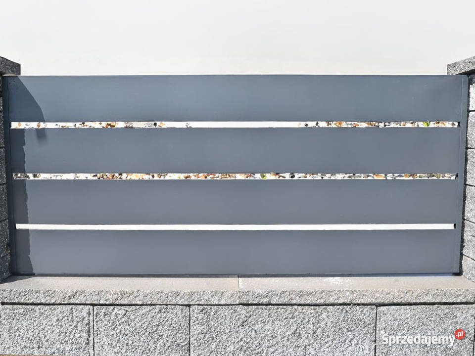 Ogrodzenia Balustrady Grzebien Aluminium Szkło Dom i Ogród Racibórz