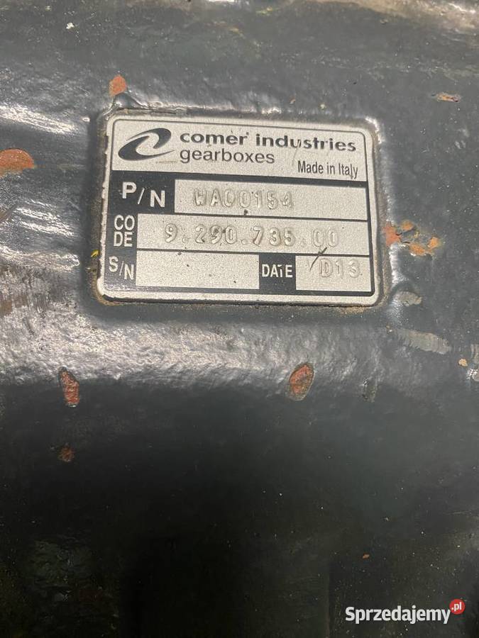 PRZEKŁADNIA COMER 929073500 PRASA PRZYCZEPA Kielce