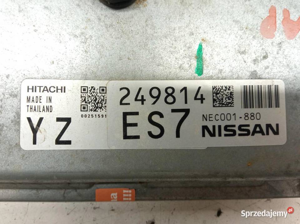 STEROWNIK SILNIKA NEC001880 249814 ES7 12 B 80 Rok produkcji 2015