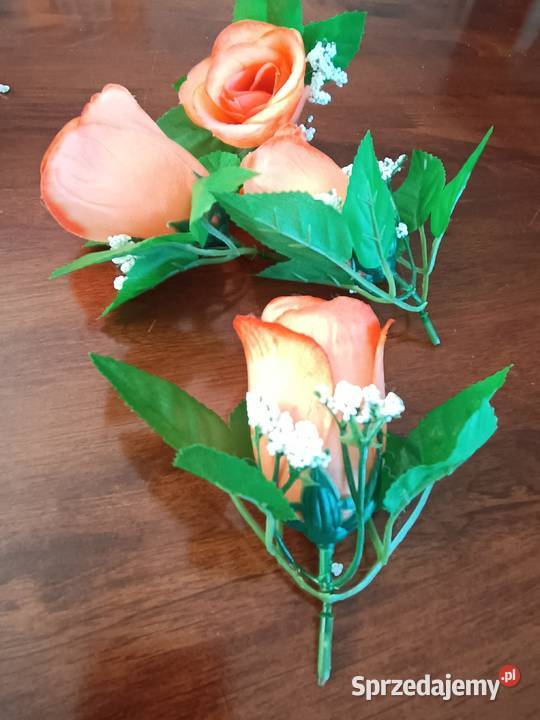 kwiaty sztuczne RÓŻA Z GAŁĄZKĄ VIP 1818B10 Siewierz