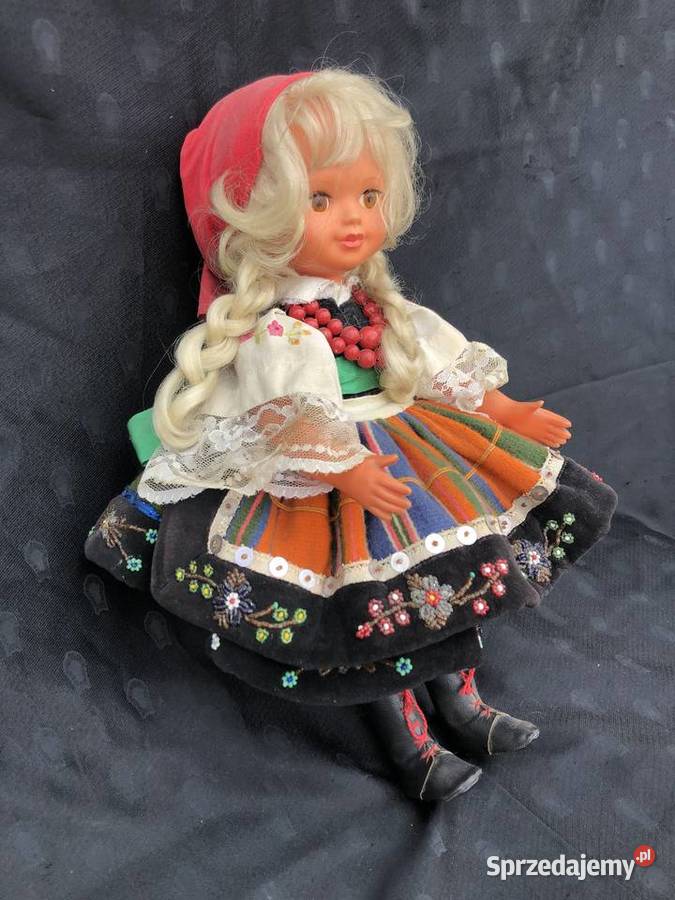 Łowiczanka Lalka strój Łowicki łódzkie