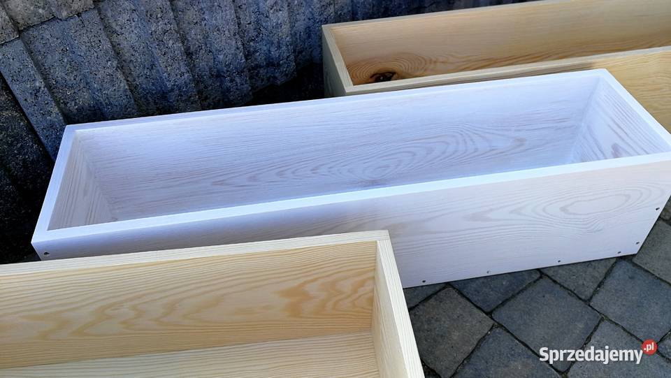 Doniczka drewniana osłonka drewniana sosna inne świętokrzyskie Radków