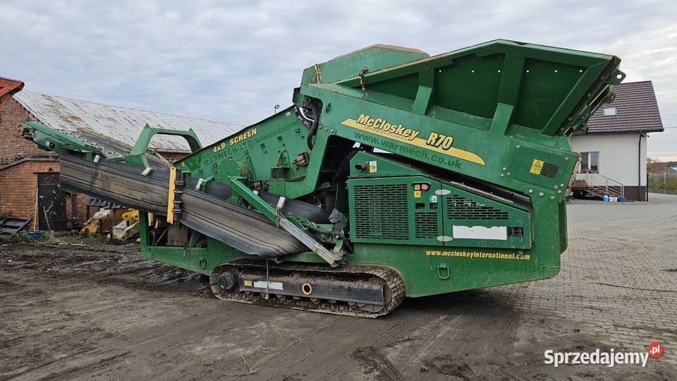 Przesiewacz McCloskey R70 16 ton 3 frakcje 4500h mazowieckie Sochaczew