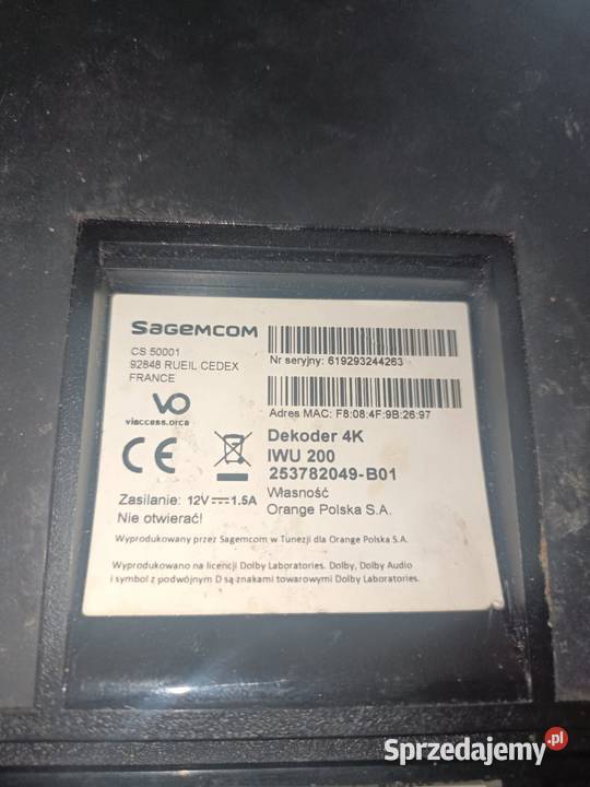 FunBox 6 Tv Dekoder Orange modem ZESTAW Legnica