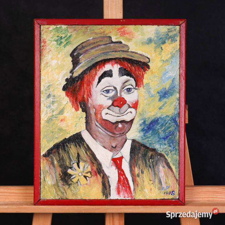 ARTexpert Obraz na płycie portret klamun Dobrzany