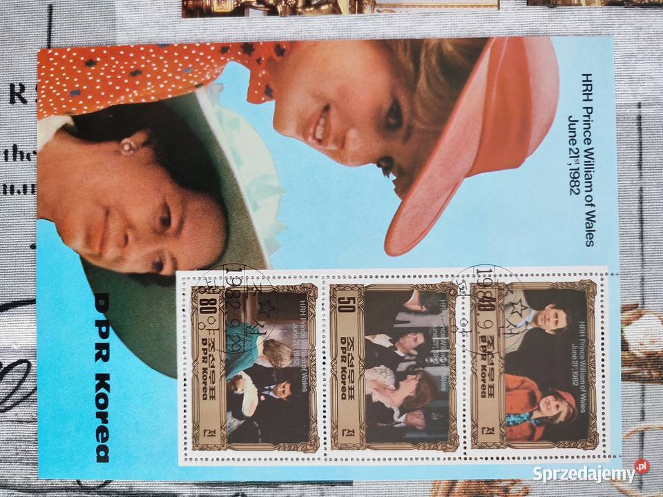 zestaw 1 znaczków księżna Diana