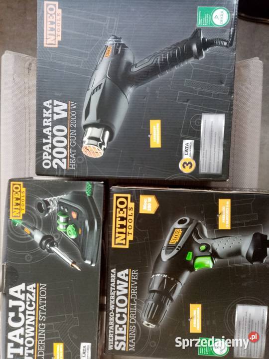 Zestaw elektronarzędzi 3 Nowe 65ceny małopolskie Wieliczka sprzedam